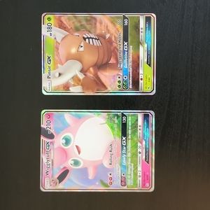 Pinsir GX and Wigglytuff GX Hidden Fates (NM)!